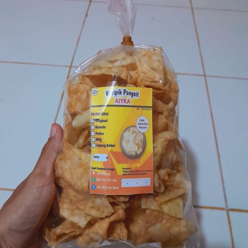 

Keripik Pangsit Original 180gram termurah