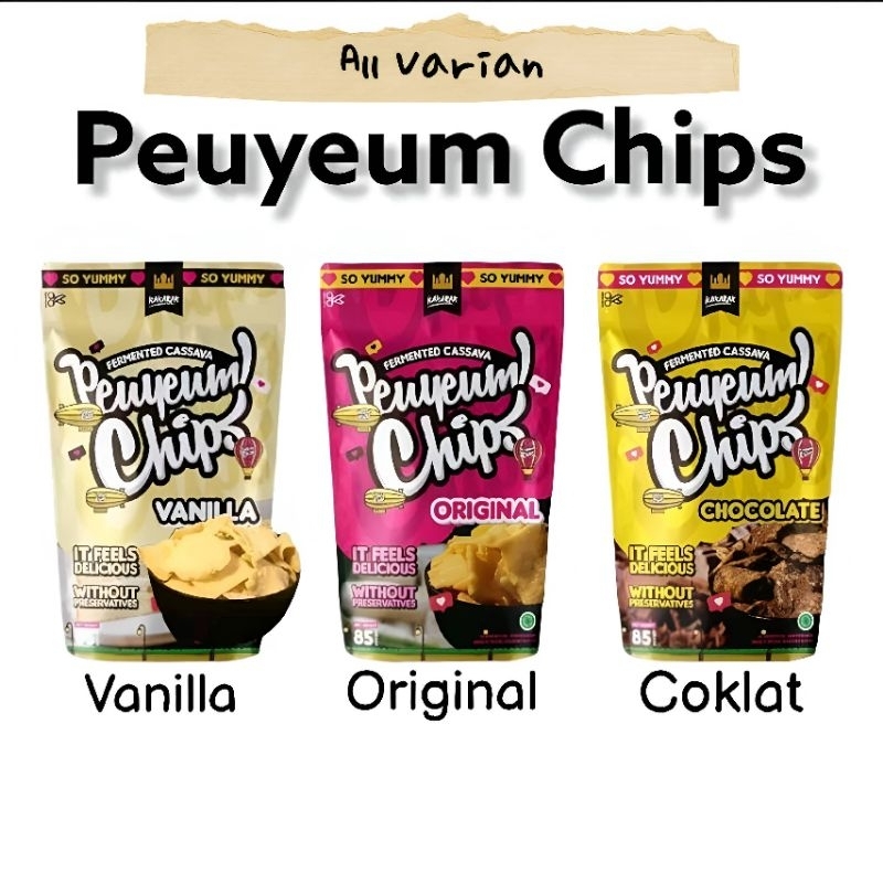 

KRIPIK PEUYEUM CHIPS KAKARAK - 85 gr