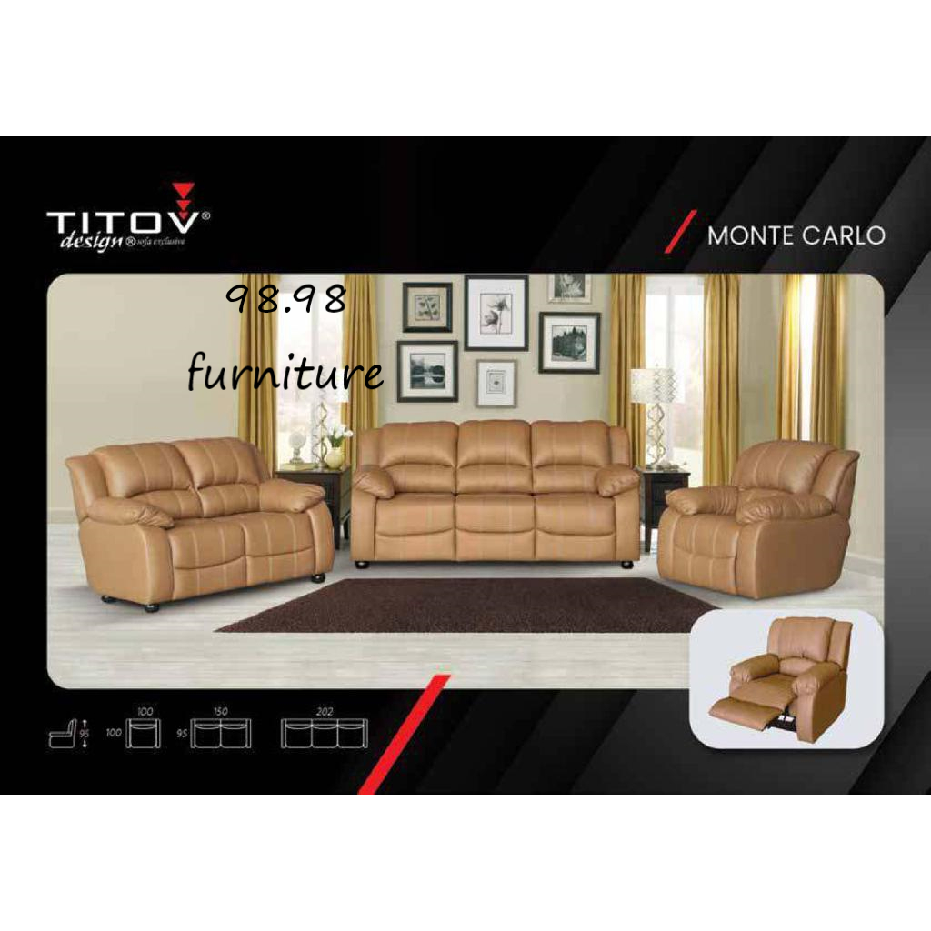 Sofa Titov Type Monte Carlo || Sofa Tamu || Furniture Rumah - Medan