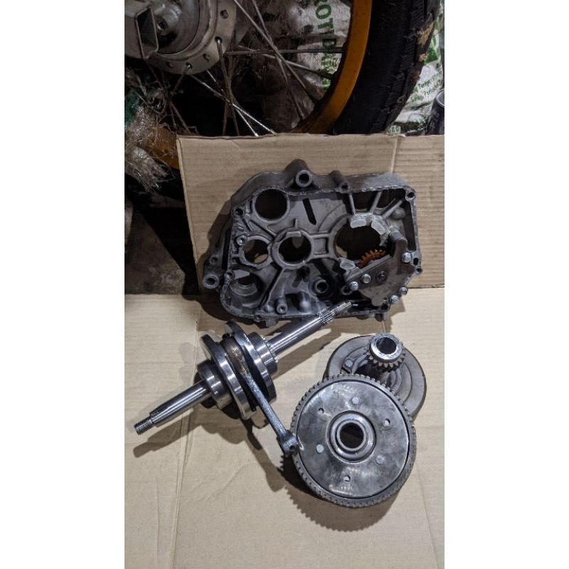 Paket Bore Up Satu set Kruk as Kharisma PNP Grand Langkah 57.5 Draf 21 66 Plus Kalter kanan Garuda