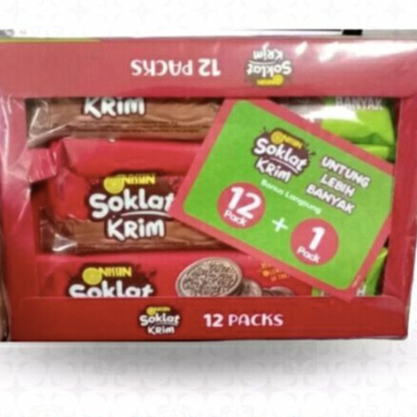 

NISSIN SOKLAT KRIM NISSIN COKLAT KRIM 1 box isi 12 pack