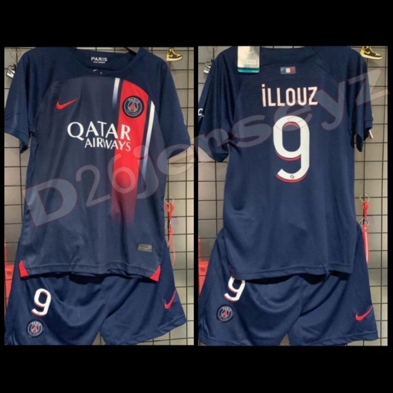 Jersey KIDS Psg Home 2023 / 2024 Baju Bola Anak + Nameset Font OFFICIAL