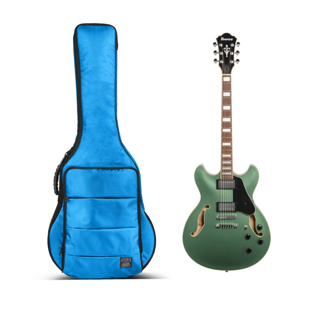 Zorc Official - JMH | Tas Gitar Elektrik Hollow Body | Gigbag Semi Hollow Cordura Tosca
