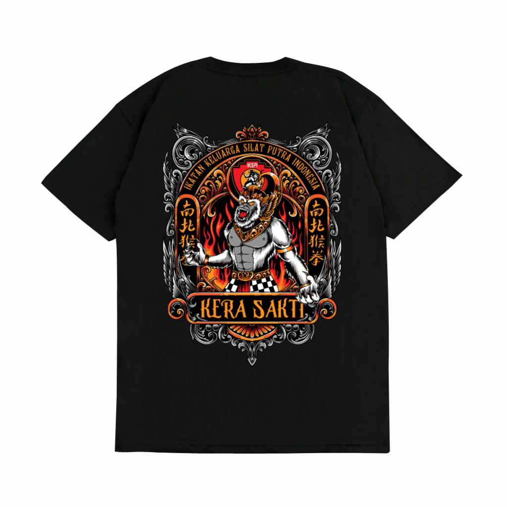 Gilan Baju Kaos T Shirt Distro Unisex Gambar Logo PASUKAN KERA SAKTI IKSPI kaos Pencak Silat