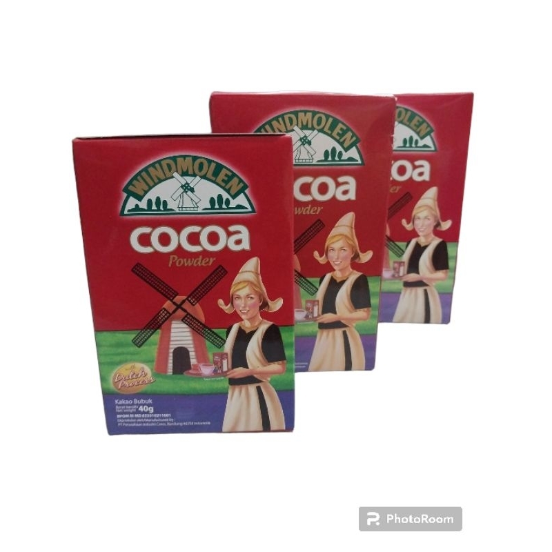 

coklat bubuk cocoa windmolen 40,80,165gr