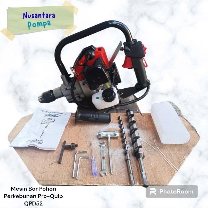 Mesin Bor Pohon Perkebunan Karet Kopi Sawit Gaharu Pro-Quip QPD52