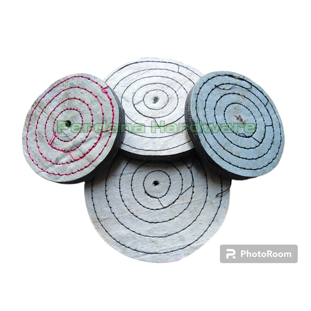 Kain Poles Jeans Gerinda 6" / Kain Poles Bahan Jeans 5" / Kain Poles 4"