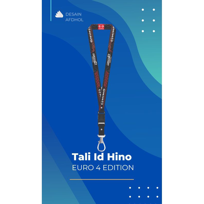 

Tali id hino / tali id hino dutro / tali nametag / souvenir hino / tali lanyard