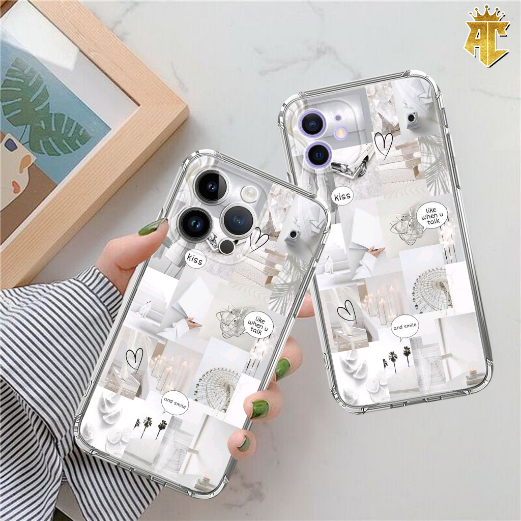 CASE IPHONE X XS XR 11 12 PRO MAX 13 PRO MAX 13 PRO 14 PRO MAX Terbaru AERO STORE [ MOTIF 02 ] Silik