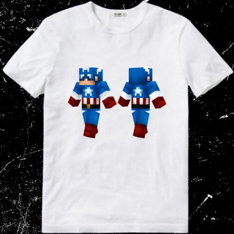 Baju Kaos Tshirt T Shirt Pria Laki Cowok Cewek Perempuan Unisex Anak Super Hero Superhero Marvel The