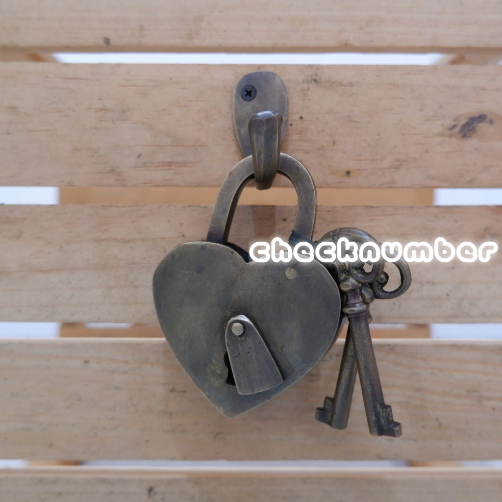 Kunci Gembok Kuningan Antik Kunci Gembok Pintu Rumah Gebyok Kuno
