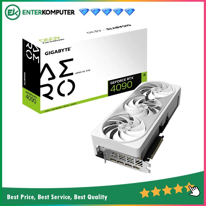 Gigabyte GeForce RTX 4090 24GB GDDR6X AERO OC - GV-N4090AERO OC-24GD