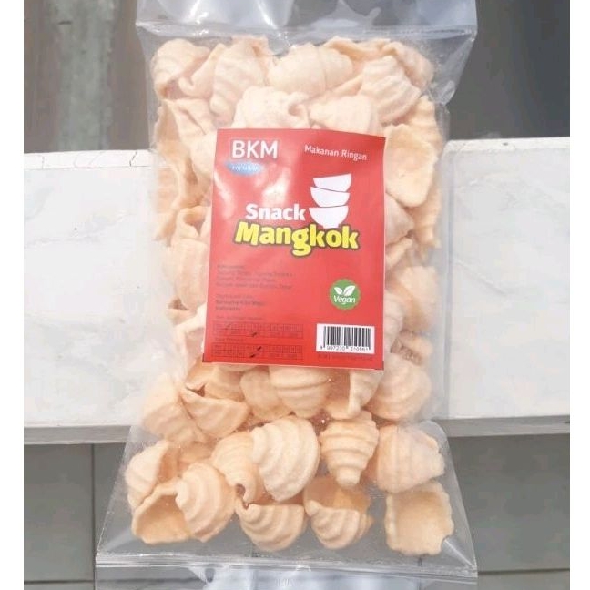 

Snack Mangkok BKM bentuk kerang Vegan dan Vegetarian