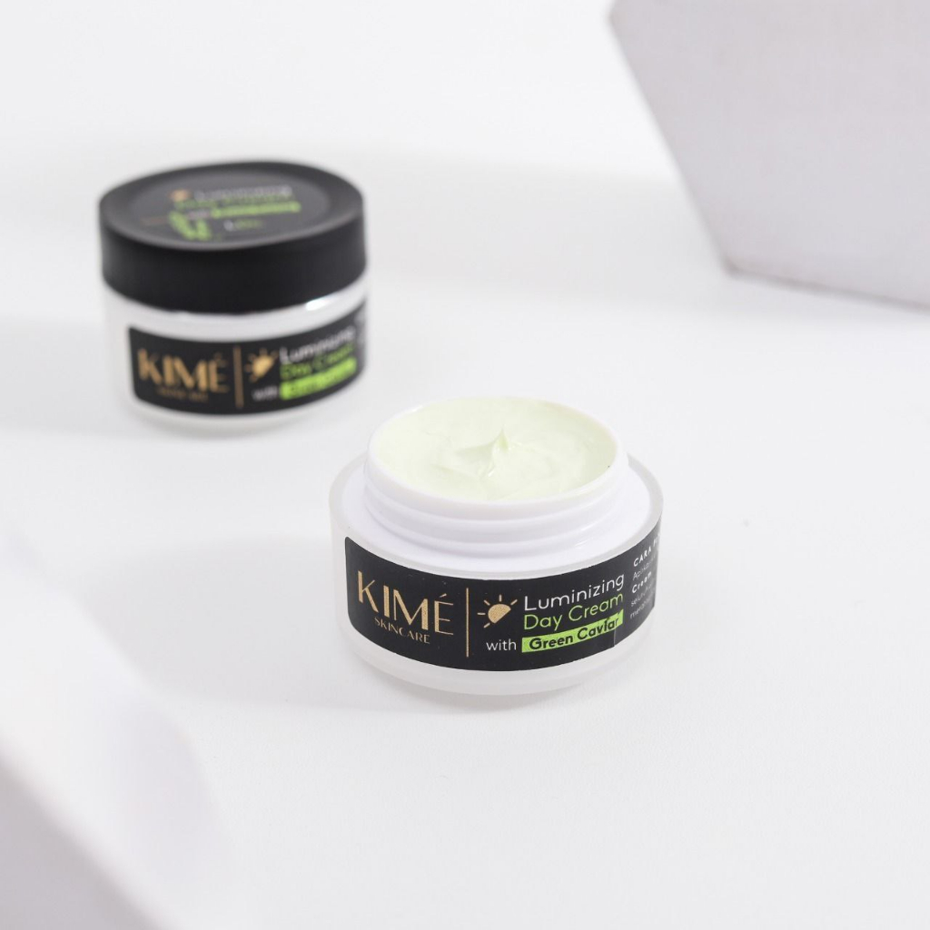 Day Cream Kime Skincare Luminizing Jeju Krim With Green Caviar Krim Siang