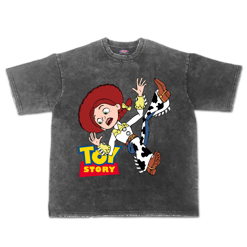 Kaos Jessie Toy Story Disney Oversize Stone Wash