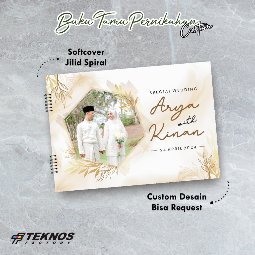 GUEST BOOK BTF - BUKU TAMU CUSTOM / BUKU TAMU WEDDING CUSTOM