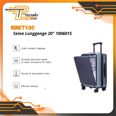 xiaomi Koper Bisnis 90 90fun NINETYGO Mi Luggage Business 20 inch Cabin Size - Logo 90fun