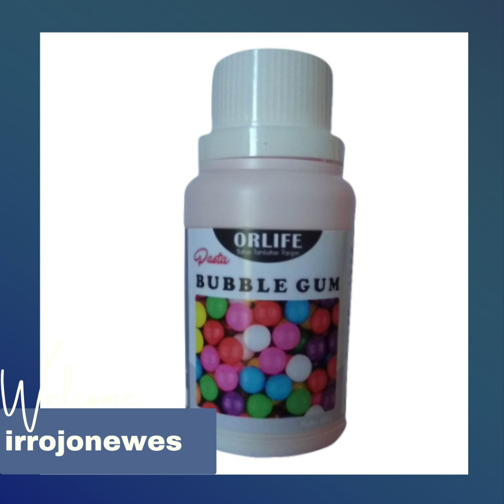 

[PROMO MURAH!!!] ORLIFE RASA BUBBLEGUM BENING / PERMEN KARET BENING SIRUP PERISA PASTA 100 GRAM