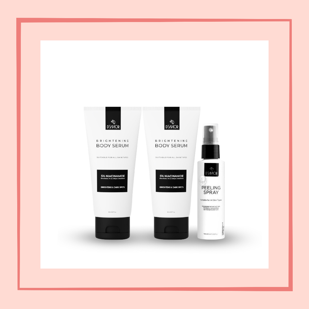 D’SAVIOR Paket Bundling (2 body serum + 1 peeling)