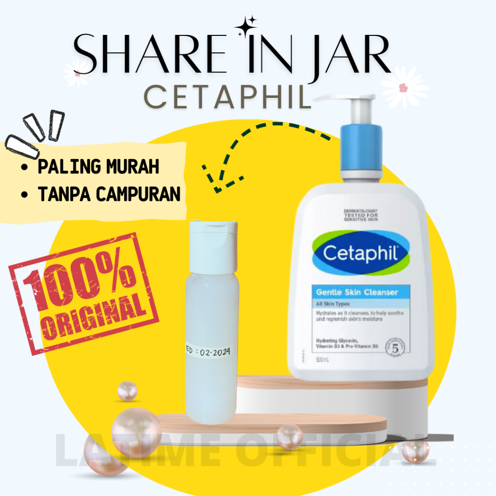 [SHARE IN JAR] Cetaphil Gentle Skin Cleanser Cuci Muka