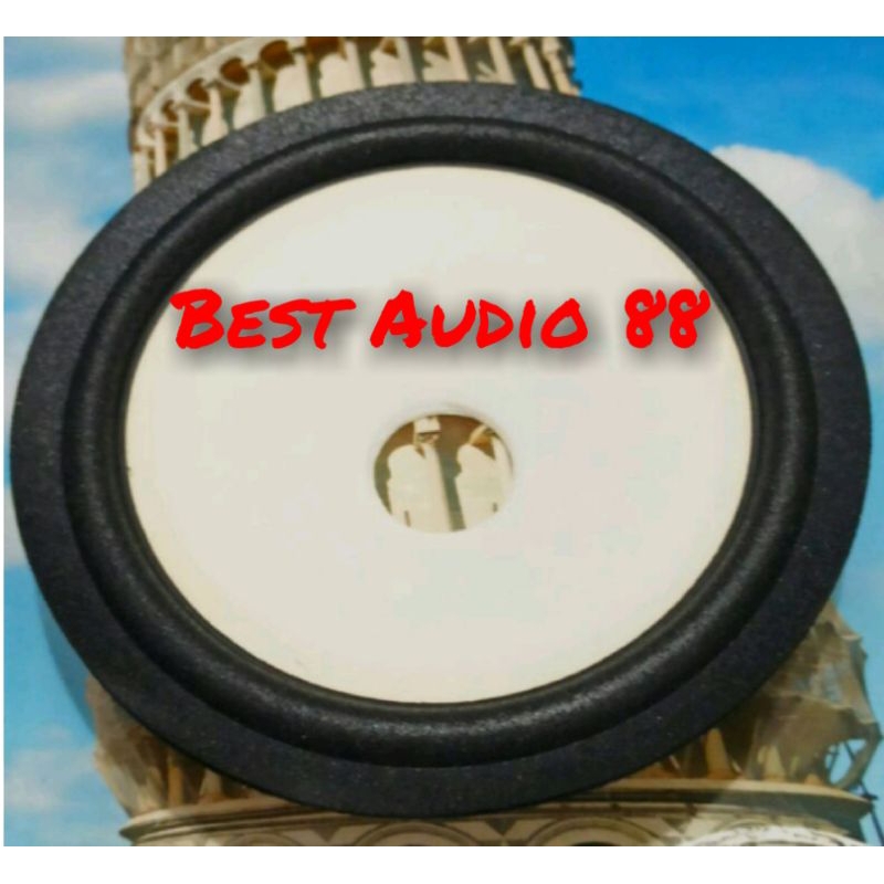 Daun kertas speaker 4.5inch woofer spon putih diameter 12cm voice coil 20mm