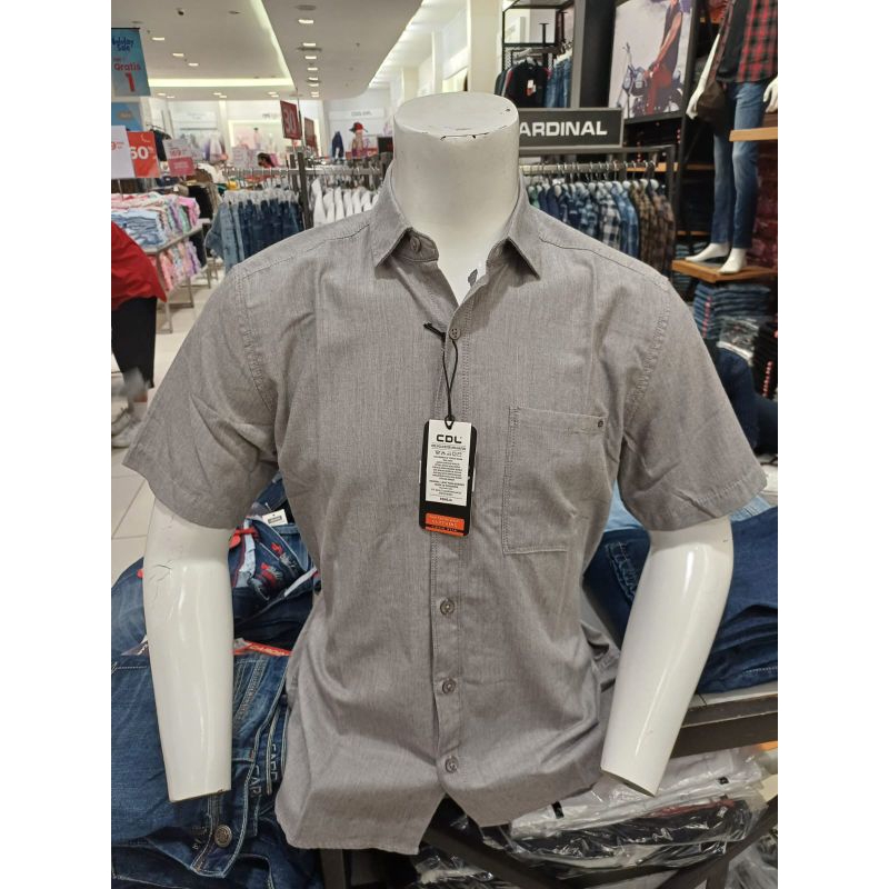 KEMEJA CARDINAL CDL BY CARDINAL PRIA ORIGINAL ABU POLOS PROMO
