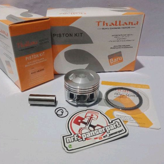 PISTON KIT MIO XB 53,5 MM PEN 15//SEHER SET RING BORE UP 130 CC //YAMAHA MIO SPORTY//MIO NEW GARNIS 