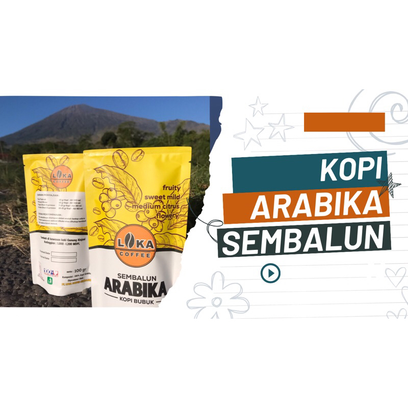 

Kopi Arabika Sembalun Lombok -Bubuk