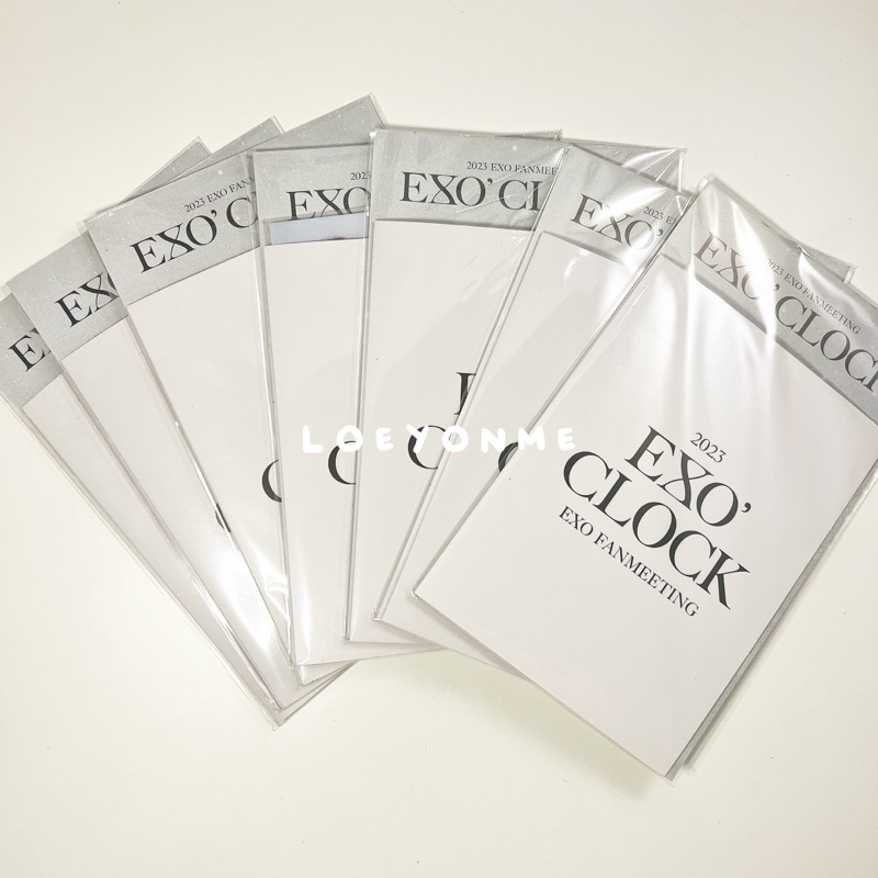 2023 EXO' CLOCK Fanmeeting MD Special AR Ticket Set (Baekhyun / Chanyeol / D.O. / Sehun)
