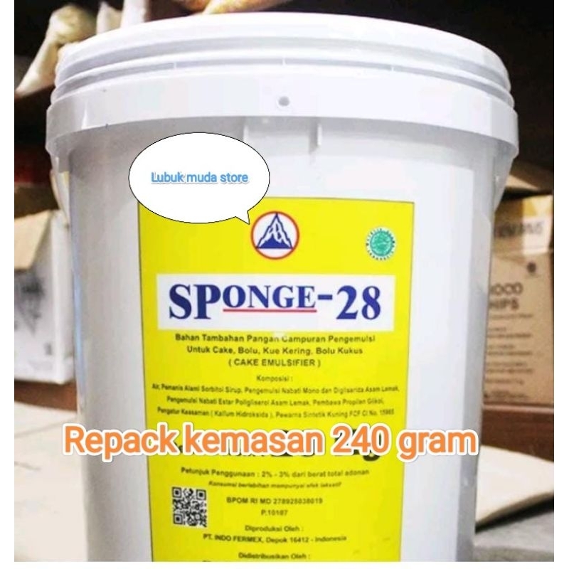 

Sponge-28 kemasan 240 gram SP/Pengembang