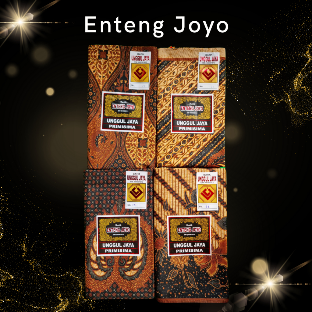 KAIN BATIK MOTIF ENTENG JOYO UNGGUL JAYA  JARIK BATIK HALUS PANJANG