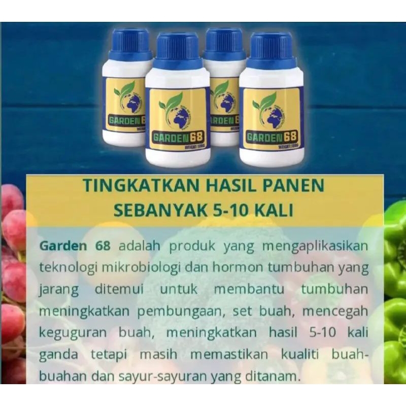 PUPUK SMART GARDEN68 - Vitamin Tanaman dan buah buahan
