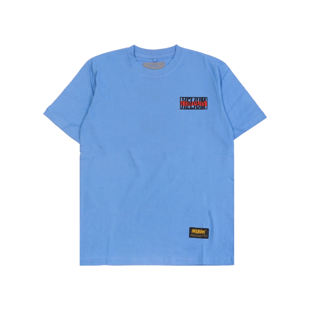 T-SHIRT KAOS HELIUM COMPANY ART BIRU TURQIES UNISEX KAOS LAKI-LAKI DISTRO