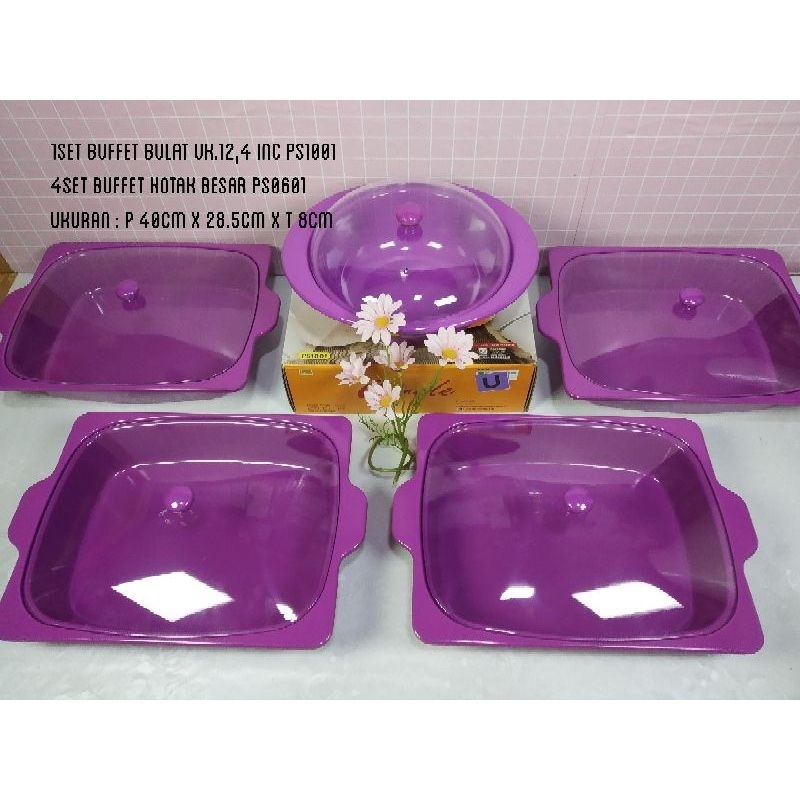 PRASMANAN SET MELAMIN JUMBO GOLDEN DRAGON