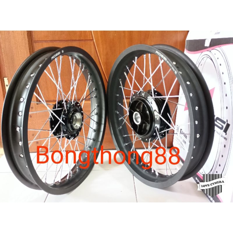 Sepaket Velg Rossi Rx king Rxking Ring 18 /17 160 185 215 Tromol Jari Jari Rx King Paketan Velg Ross
