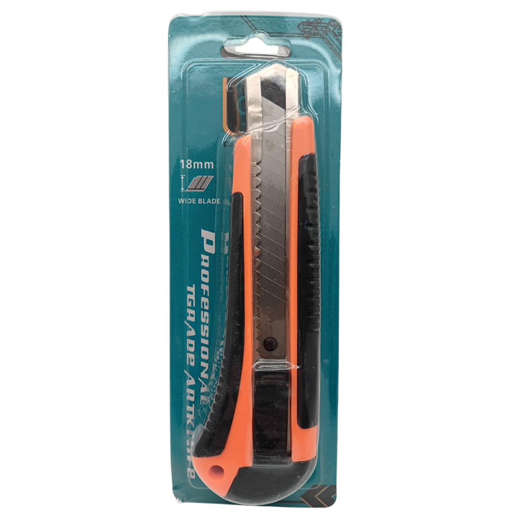 

Pisau Cutter Fit Wide Blade 18mm Knife Slim Lock