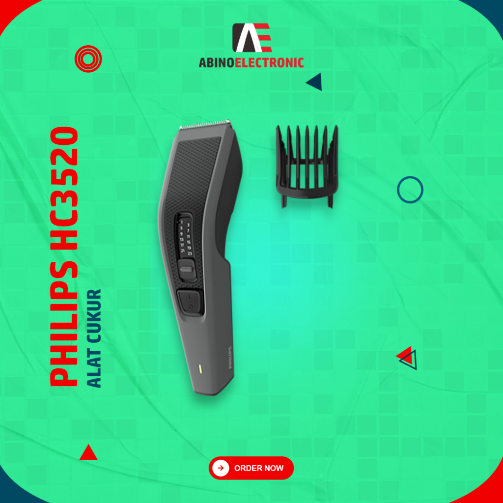 Mesin Cukur Philips HC3520 Alat Pencukur Elektrik Rambut Kumis Jenggot
