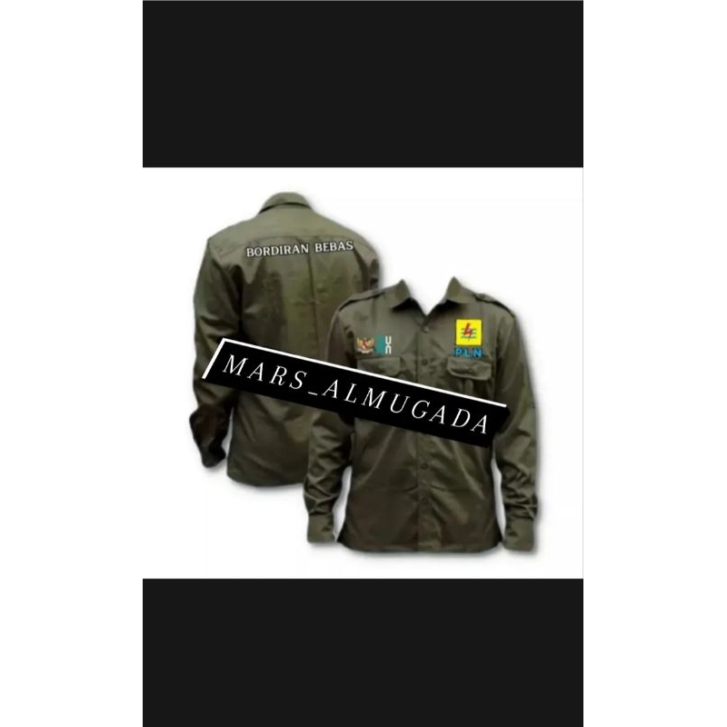 KEMEJA PLN SERAGAM PLN BAJU  PLN KEMEJA BUMN