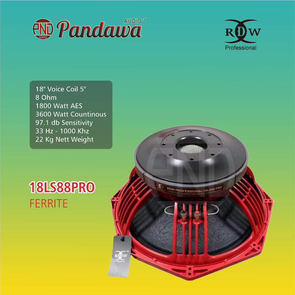 SPEAKER RDW 18LS88 PRO