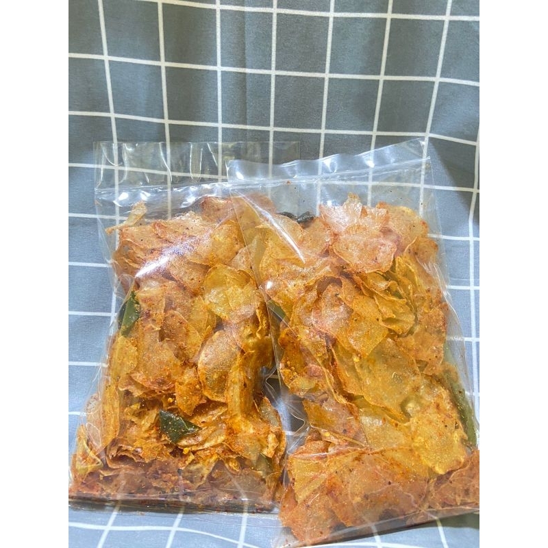 

KERIPIK KACA 125GR// KERIPIK BELING PEDAS GURIH!