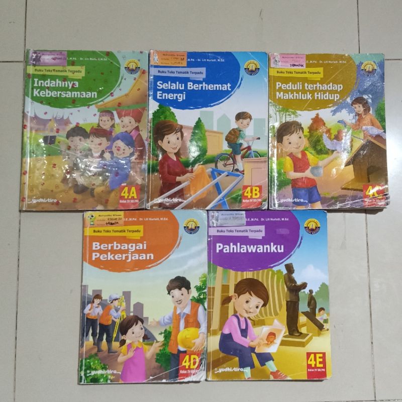 Buku Teks Tematik Terpadu 4 SD 4A 4B 4C 4D 4E 4F 4G 4H 4I Yudhistira