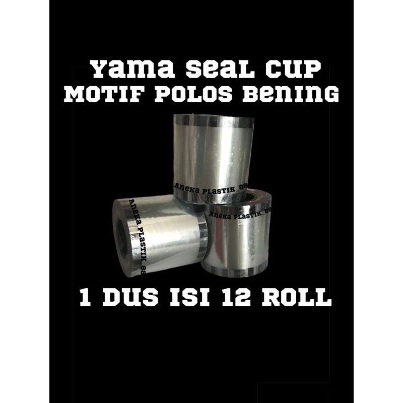 Plastik Lid Cup Sealer Cup Polos Bening 1200 Cup