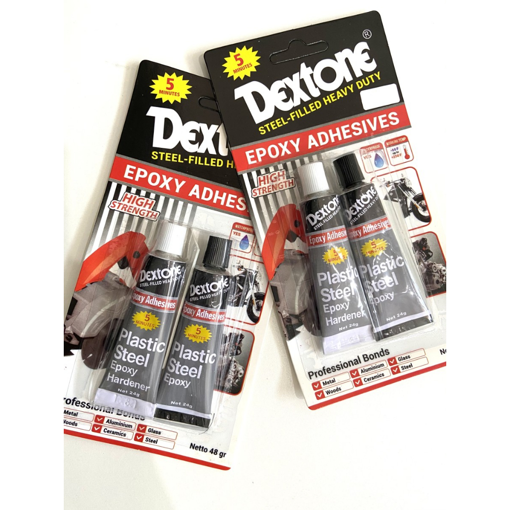 Lem dextone 5menit / lem campur dextone 5menit /lem besi