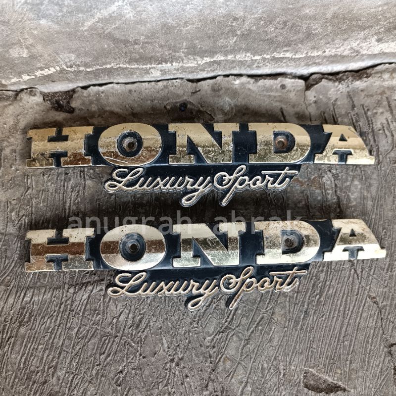 emblem tangki honda gl pro neotech copotan original