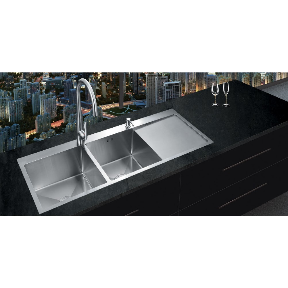 Premium Kitchen Sink 12050 / Bak Cuci Piring Mewah 120 x 50 wasbak bcp washbak termurah kualitas tinggi stainless steel stenles