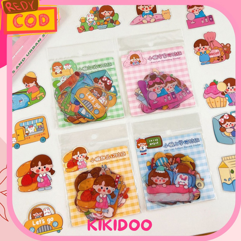 

STICKER KARTUN LUCU PVC INS AESTHETIC TAHAN AIR WATERPROFF RT69