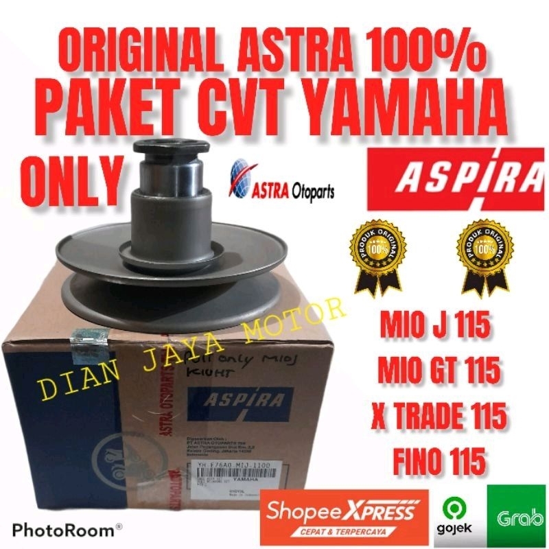 PAKET CVT PULI FULY ONLY 54P YAMAHA MIO J.XTRADE 115 .FINO 115.MIO GT 115 SOUL GT 115 ORIGINAL ASTRA