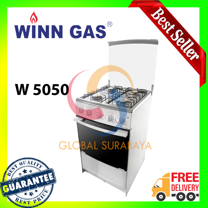 WINN GAS Freestanding Tanpa Pemantik W 5050 – GARANSI RESMI