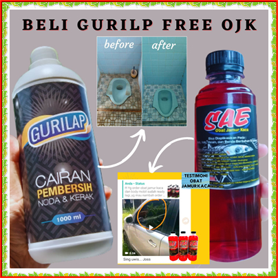 Gurilap Pembersih Ampuh Ajaib Bonus Obat Jamur Kaca Kemasan Baru Pembersih Noda Dan Kerak Membandel 