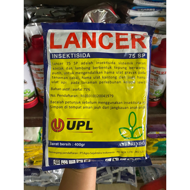 Insektisida lancer 75SP isi 400gram asefat 75%